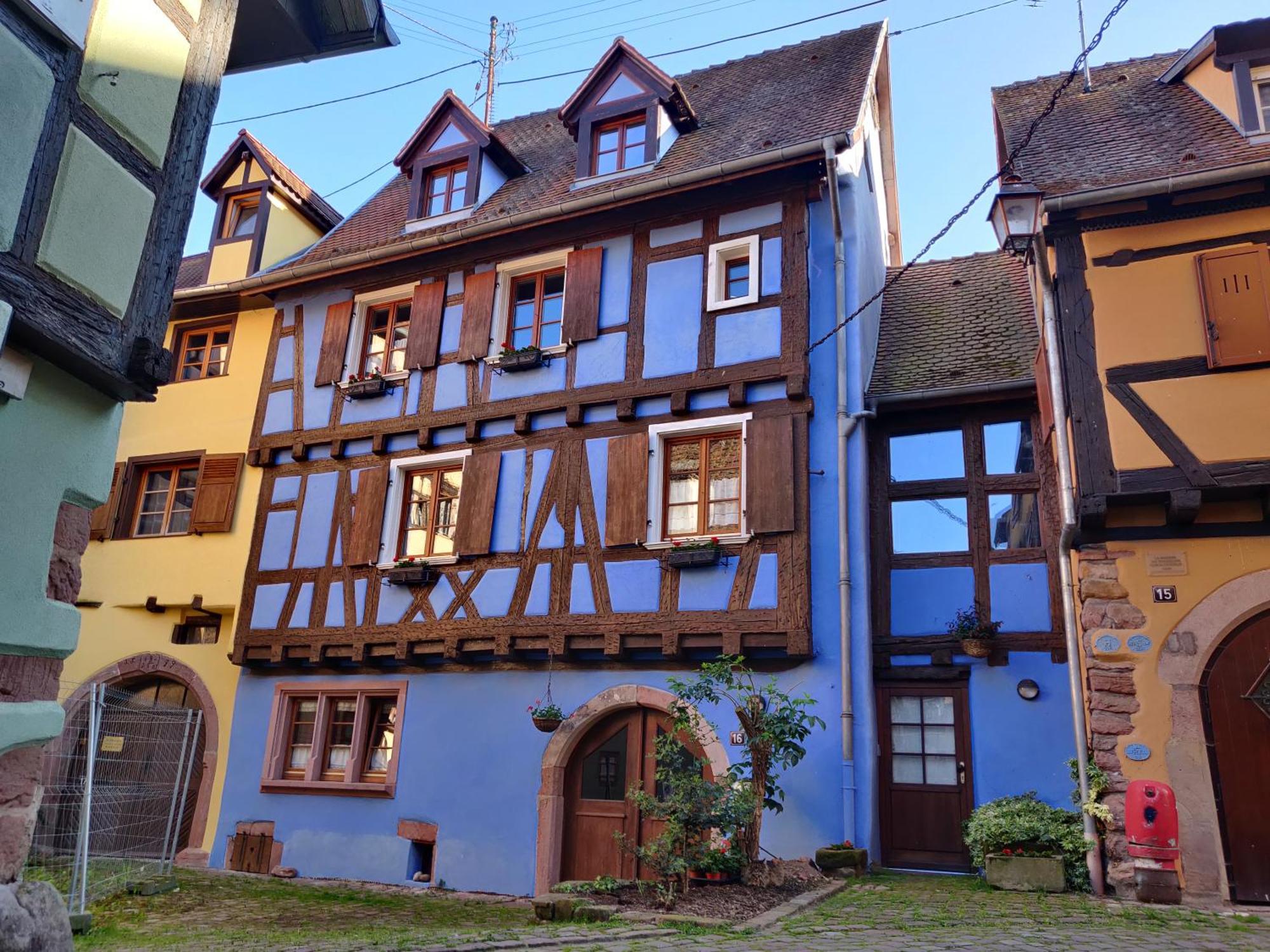 La Maison Bleue - Historic House In The Heart Of Riquewihr Zewnętrze zdjęcie