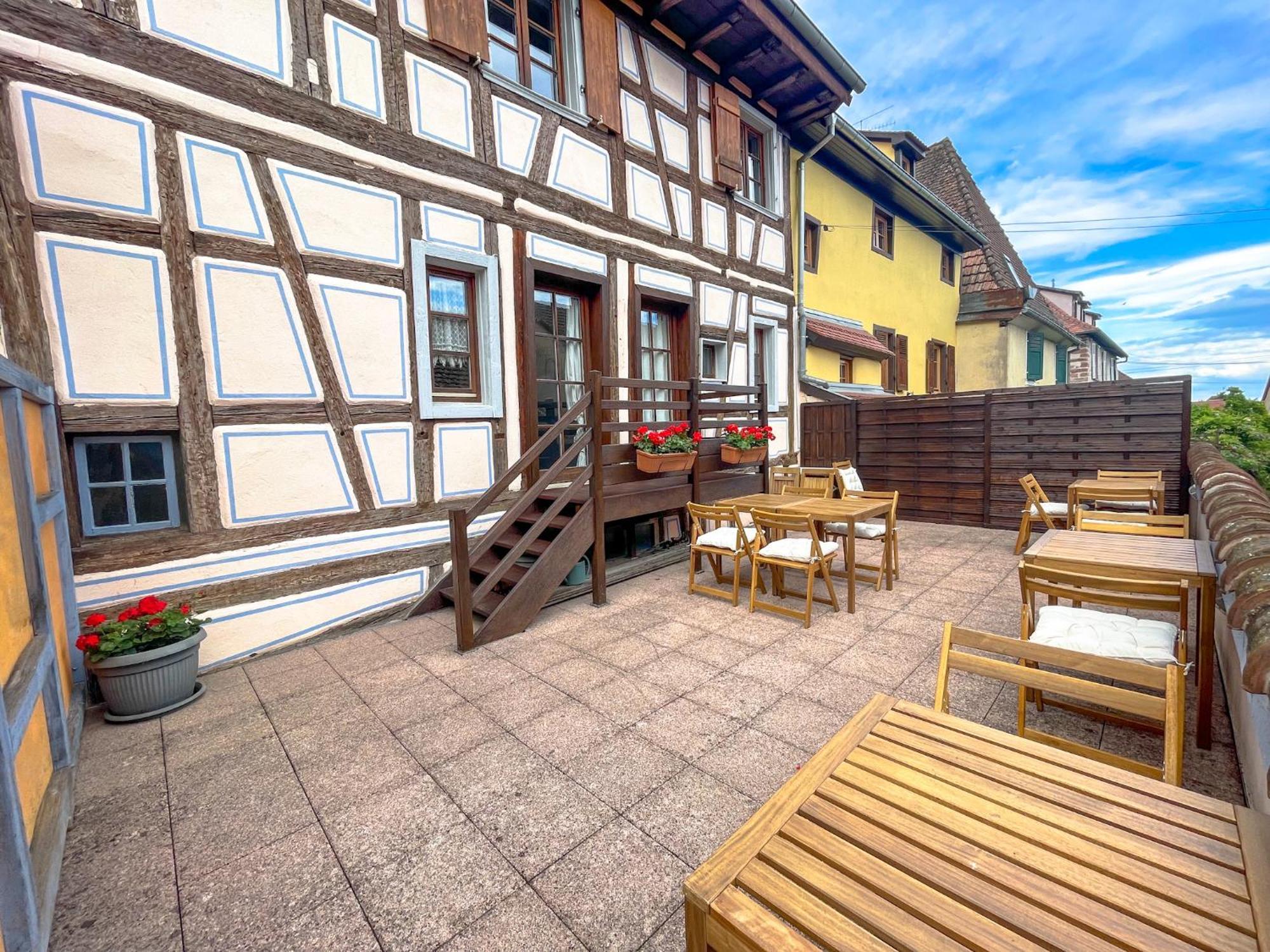 La Maison Bleue - Historic House In The Heart Of Riquewihr Zewnętrze zdjęcie